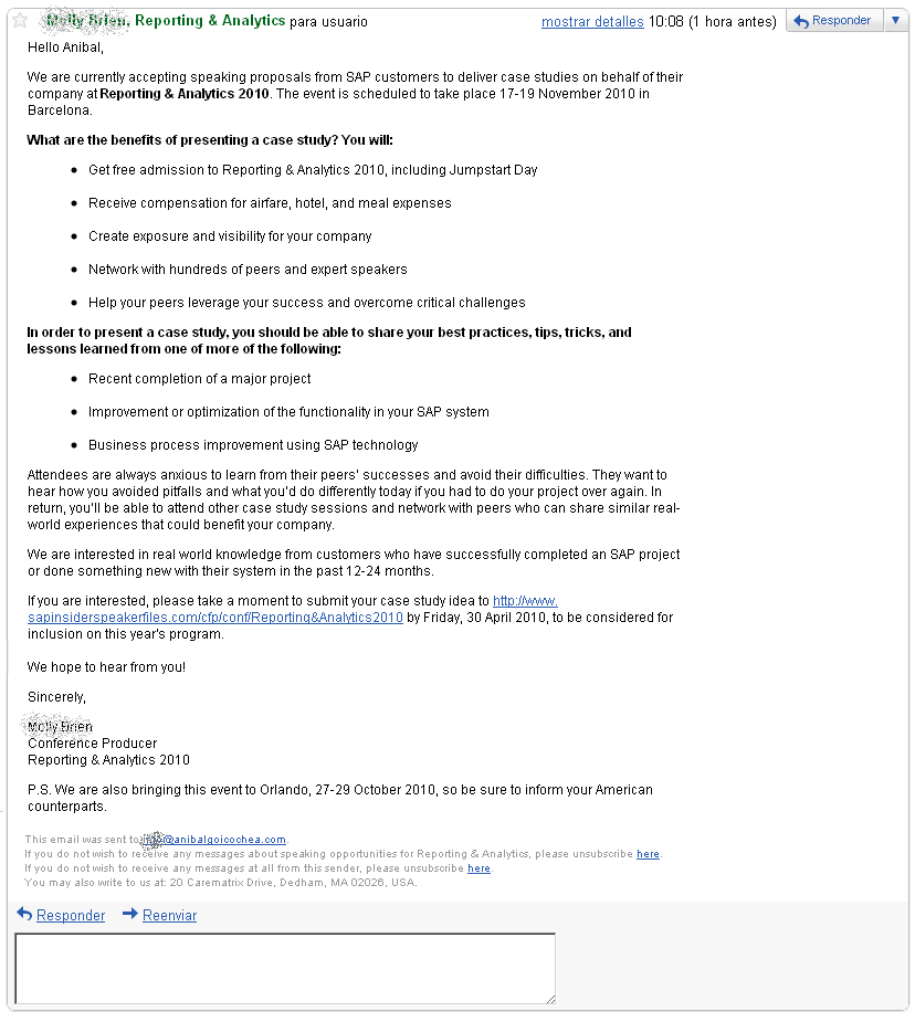 Reporting - Analytics, Buscando experiencias reales de Consultores y Consultoras