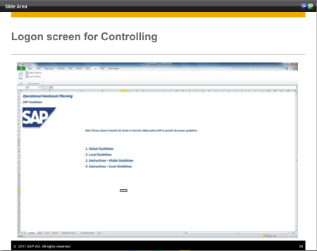 SAP BPC para RDS (28) - Layout - Logon