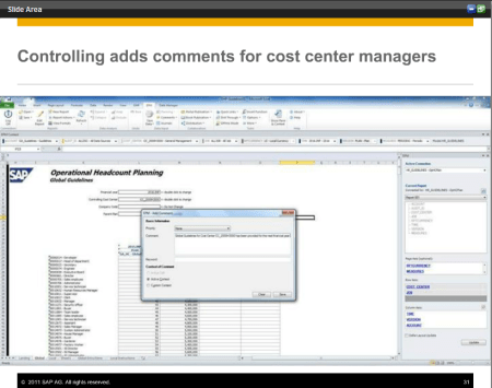 SAP BPC para RDS (31) - Layout - Entrada de datos