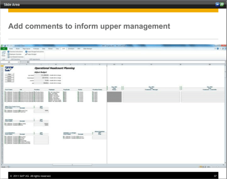 SAP BPC para RDS (37) - Layout - Entrada de datos