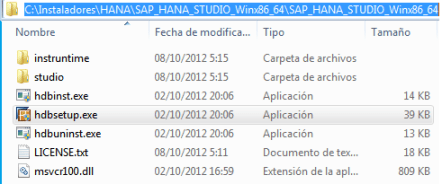 SAP HANA Studio - Instalador descomprimido