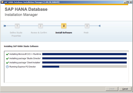 SAP HANA Studio - Instalando Paso 3