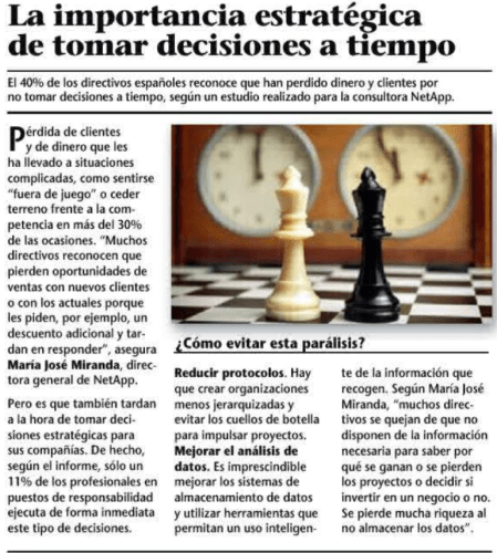 Revista Emprendedores enero-2013 (1) -  La importancia estratégica de tomar decisiones a tiempo