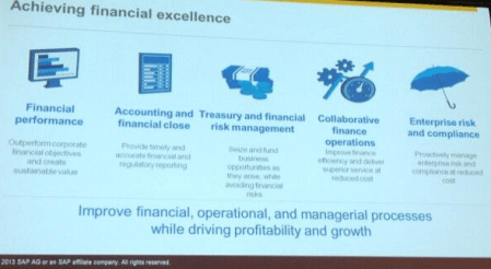 SAPPHIRENOW, La excelencia financiera