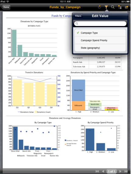 SAP Crystal Reports for Enterprise - Visualización de informes en SAP BO Mobile con más interactividad