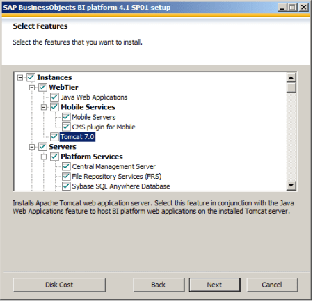 BI4 - SC08 - Seleccionde todas las características