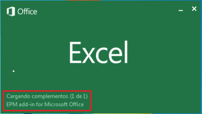 Cargando el EPM Add-in 10.0 SP15 en MS Excel 2013