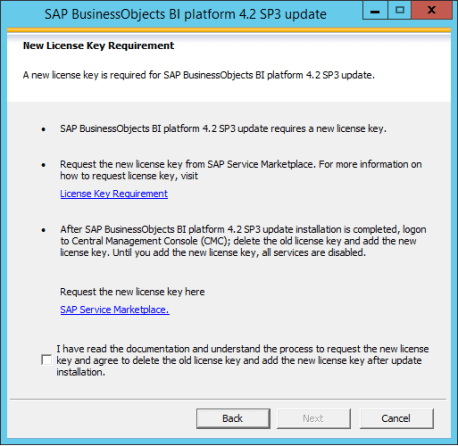 Nueva Licencia para SAP BusinessObjects BI 4.2 Sp02 y superiores